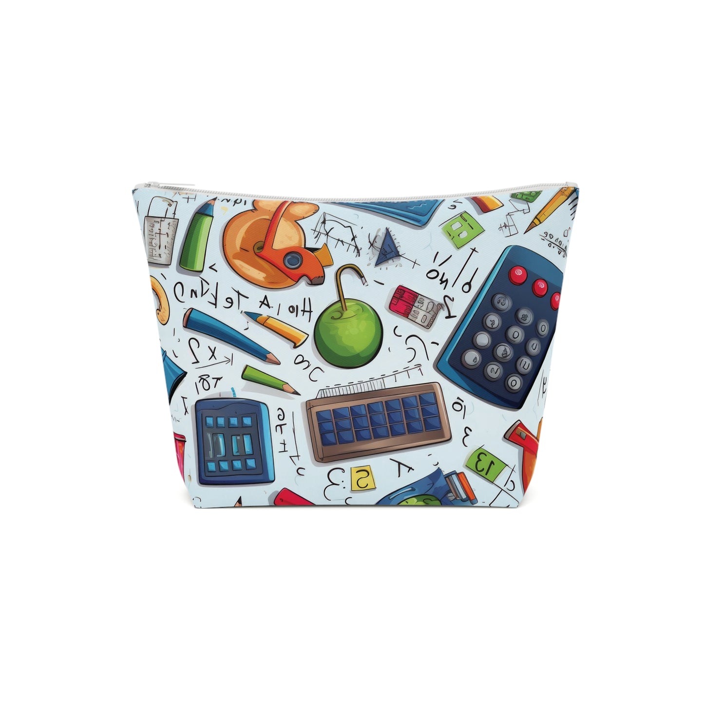 Academic Adventures Cotton Cosmetic Bag