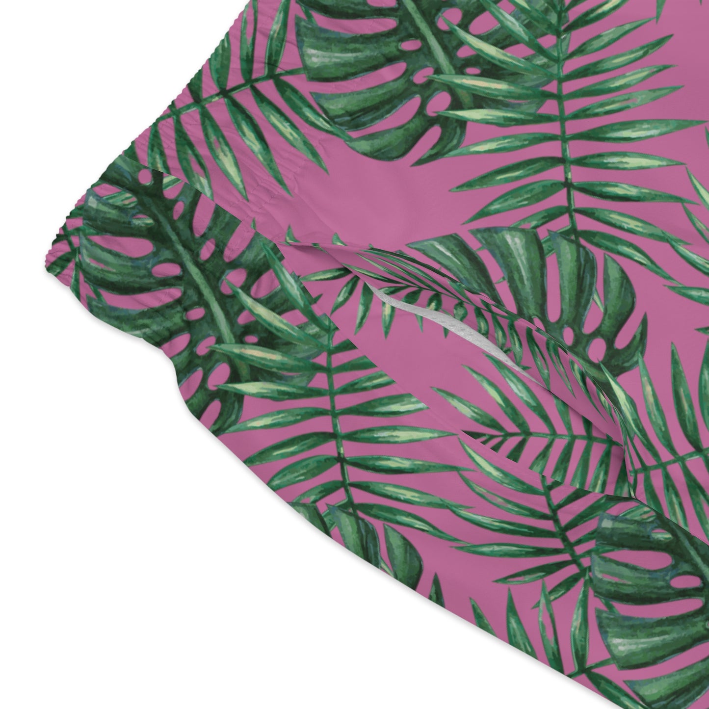 Pink Tropical Bliss Swim Trunks (AOP)