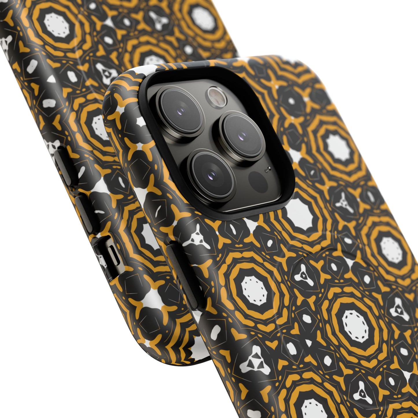 Stylish Tough Magnetic Phone Case, Unique Pattern Phone Cover, Durable Magnetic Case, Trendy Tech Accessories, Gift for Phone Lovers