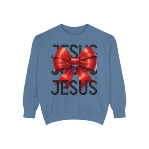 JESUS Unisex Comfort Colors Garment-Dyed Sweatshirt