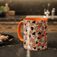 Heart Patterned Coffee Mug - Colorful Love Design, Perfect for Gifts & Celebrations