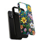 Flower Garden Stained Glass Phone Case, Tough Magnetic Cases, Floral Phone Cover, Durable Phone Accessories, Spring Gift, Birthday Present