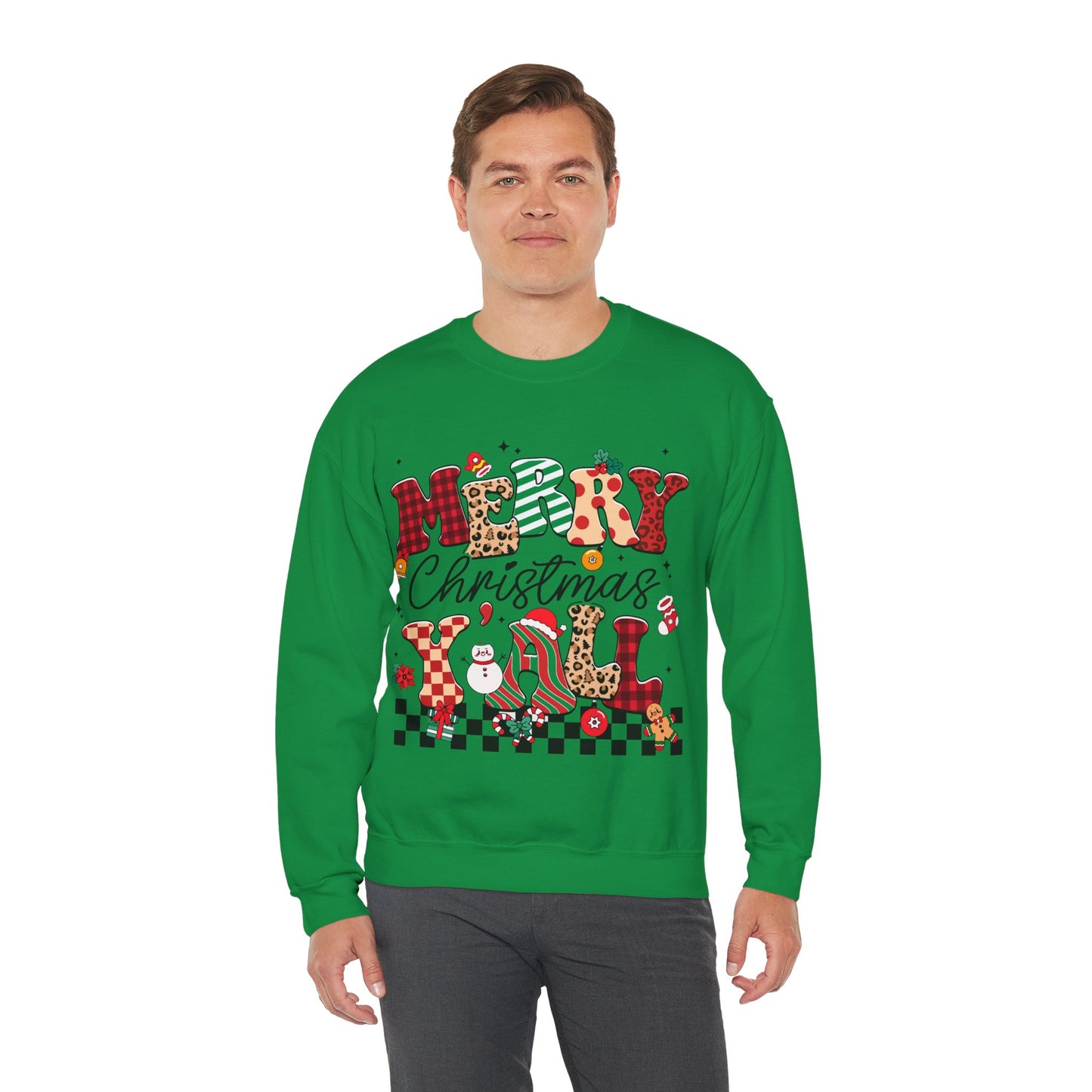 Merry Christmas  Unisex Heavy Blend™ Crewneck Sweatshirt
