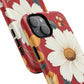 Floral Fusion Tough Magnetic Phone Case | Flower Design, Durable Protective Cover, Gift for Her, Spring Style, Unique Phone Accessory.