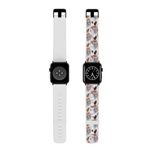 Study Chic Stylish Apple Watch Band - Floral Vintage Design for Trendsetters