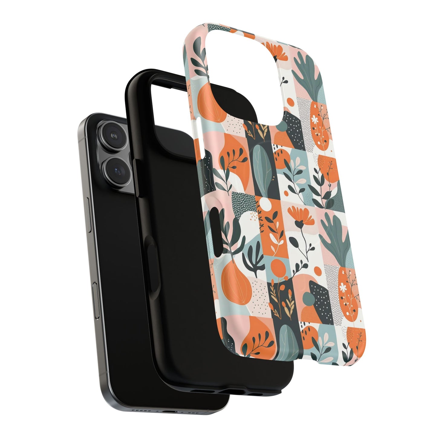 Botanical Bliss Tough Magnetic Phone Case, Durable Phone Cover, Gift for Her, Stylish Tech Accessory, Fall Vibes, Trendy Mobile Case