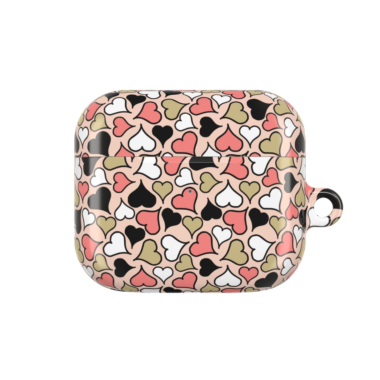 Love Hearts AirPod Cases - Cute Heart Pattern Earbud Holder.