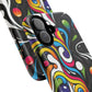 Vibrant Yin Yang Pop Splash Tough Magnetic iPhone Cases, Bold Artwork, Customizable Protection, Gift for Tech Lovers, Colorful iPhone Accessories