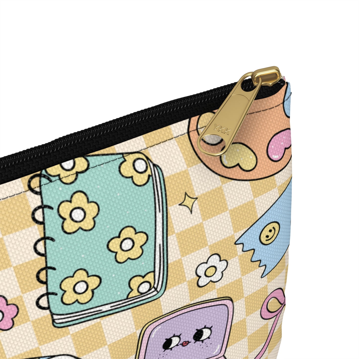 Personalized Doodle Daydream Composition Book Inspired Accessory Pouch, Kids School Supplies, Classroom Organizer, Teacher Gift, Fun Stationery Case, Back to School