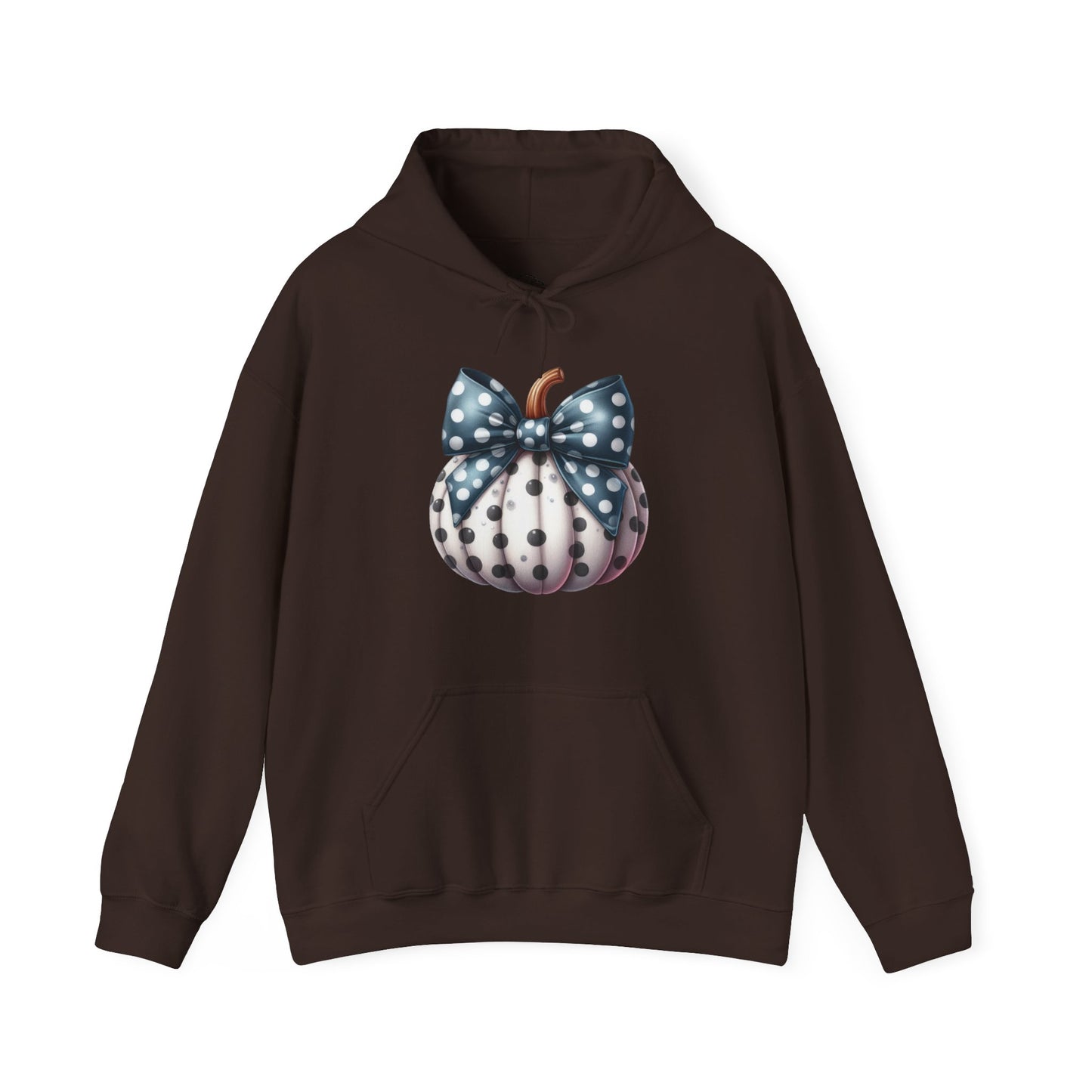 Polka Dot Pumpkin Charm Unisex Heavy Blend™ Hooded Sweatshirt