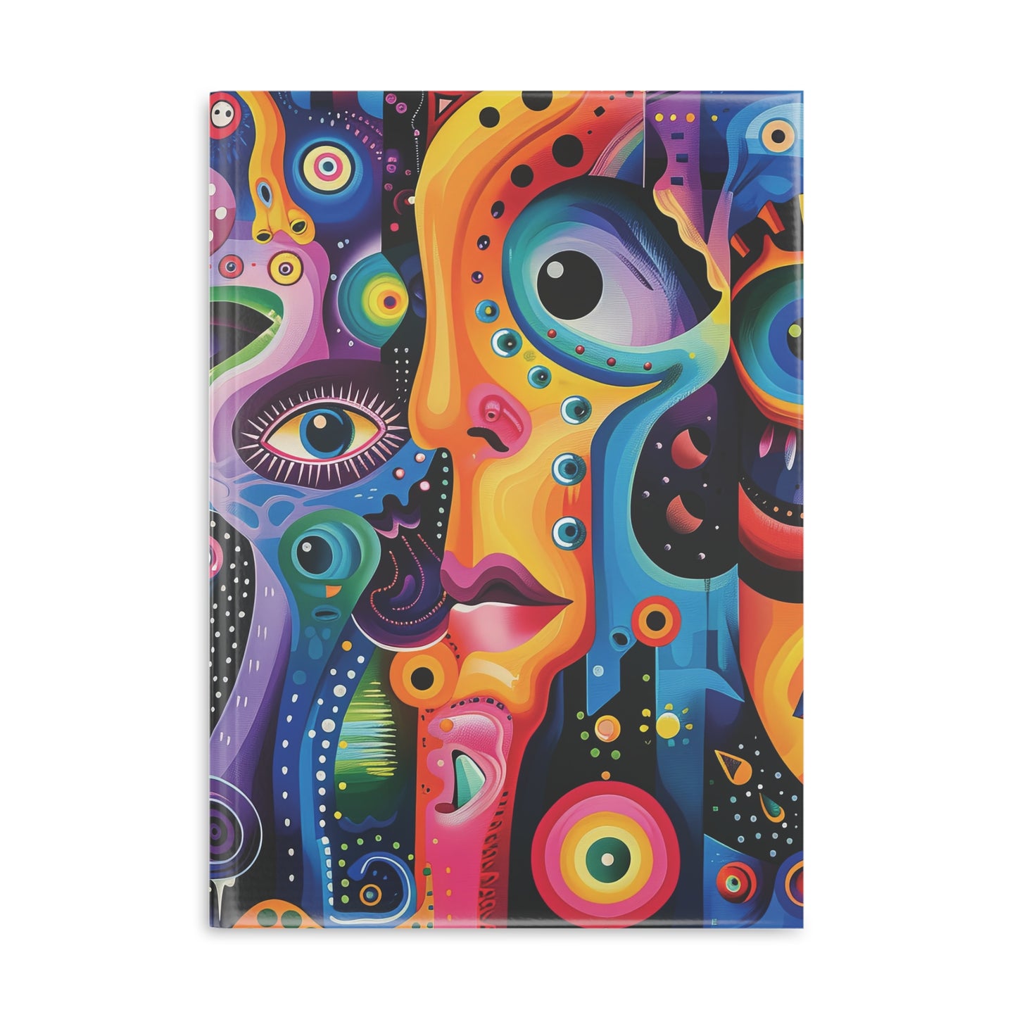 Psychedelic Visions Hardcover Notebook with Puffy Covers