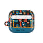 Personalized Abstract Eye Pattern AirPod Case — Colorful Tribal Graphic with Custom Text/Name