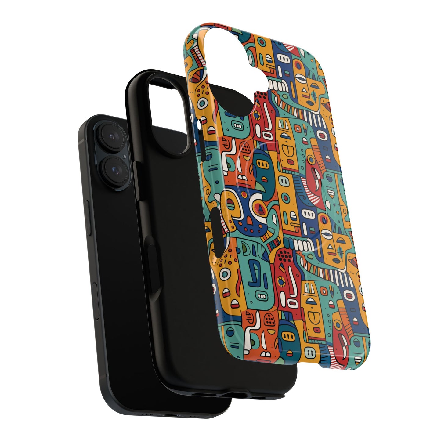 Vibrant Tough Magnetic Phone Cases - Unique Art, Protective Design, Gift for Him/Her, Trendy Accessories, Phone Protection