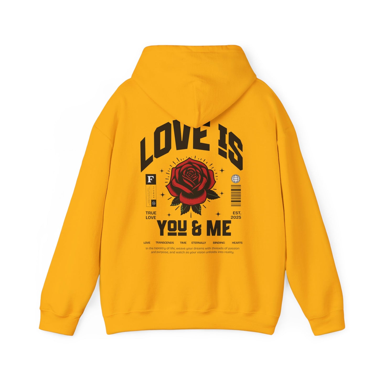 You and Me Unisex Gildan Hoodie Sweatshirt
