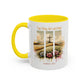 Inspirational Accent Coffee Mug - 'True Story, He’s Not Here!' - Perfect for Faith Lovers & Gift Ideas