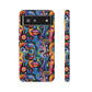 Psychedelic Visions Vibrant Samsung, iPhone and Google Pixel Phone Cases - Colorful Artistic Design