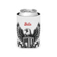 Personalized Patriotic Eagle with Shield Design Can Cooler — (Custom Name)