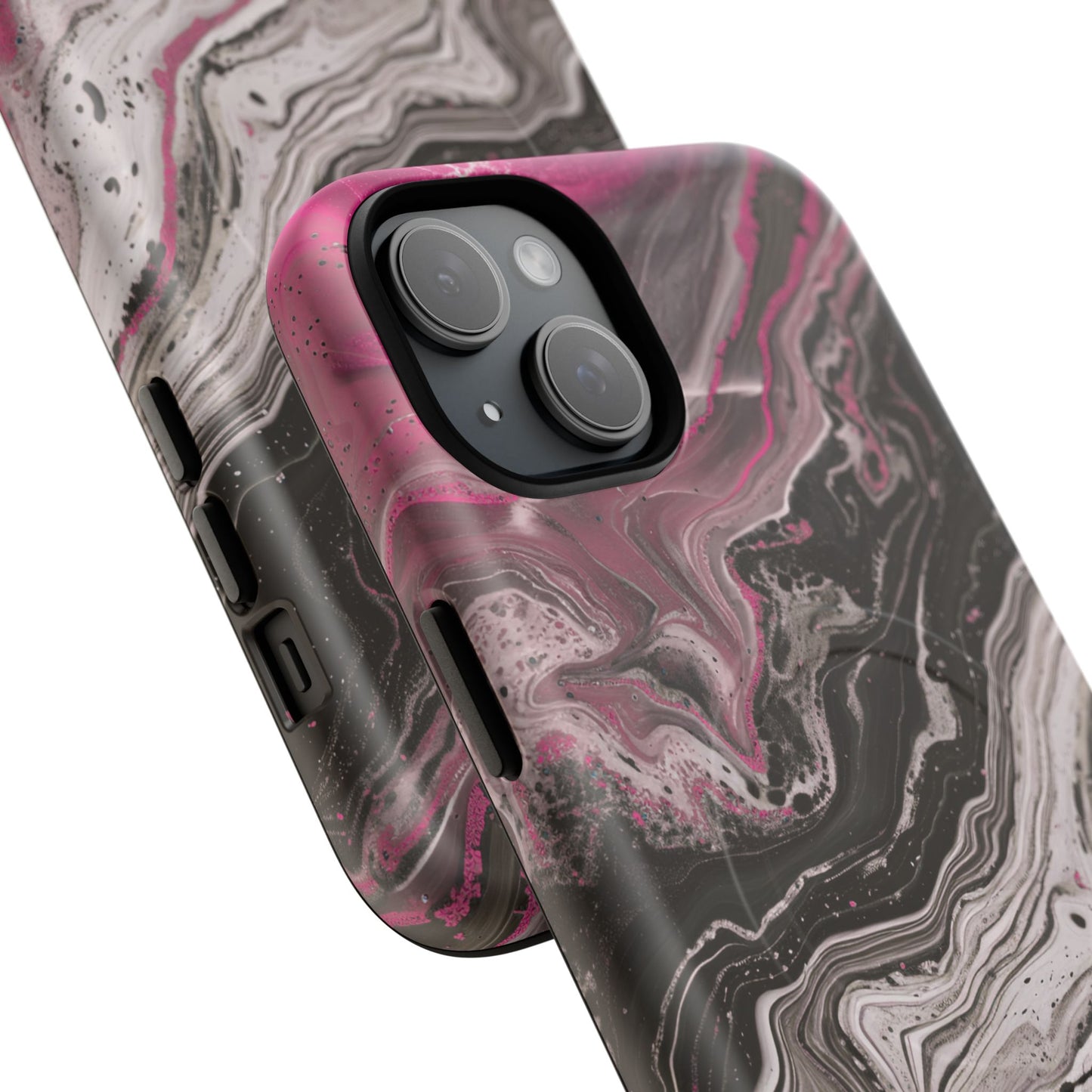 Stylish Magnetic iPhone Cases for Tough Protection, Trendy iPhone Covers, Gift for Teens, Modern Tech Accessories, Marble iPhone Design Cases