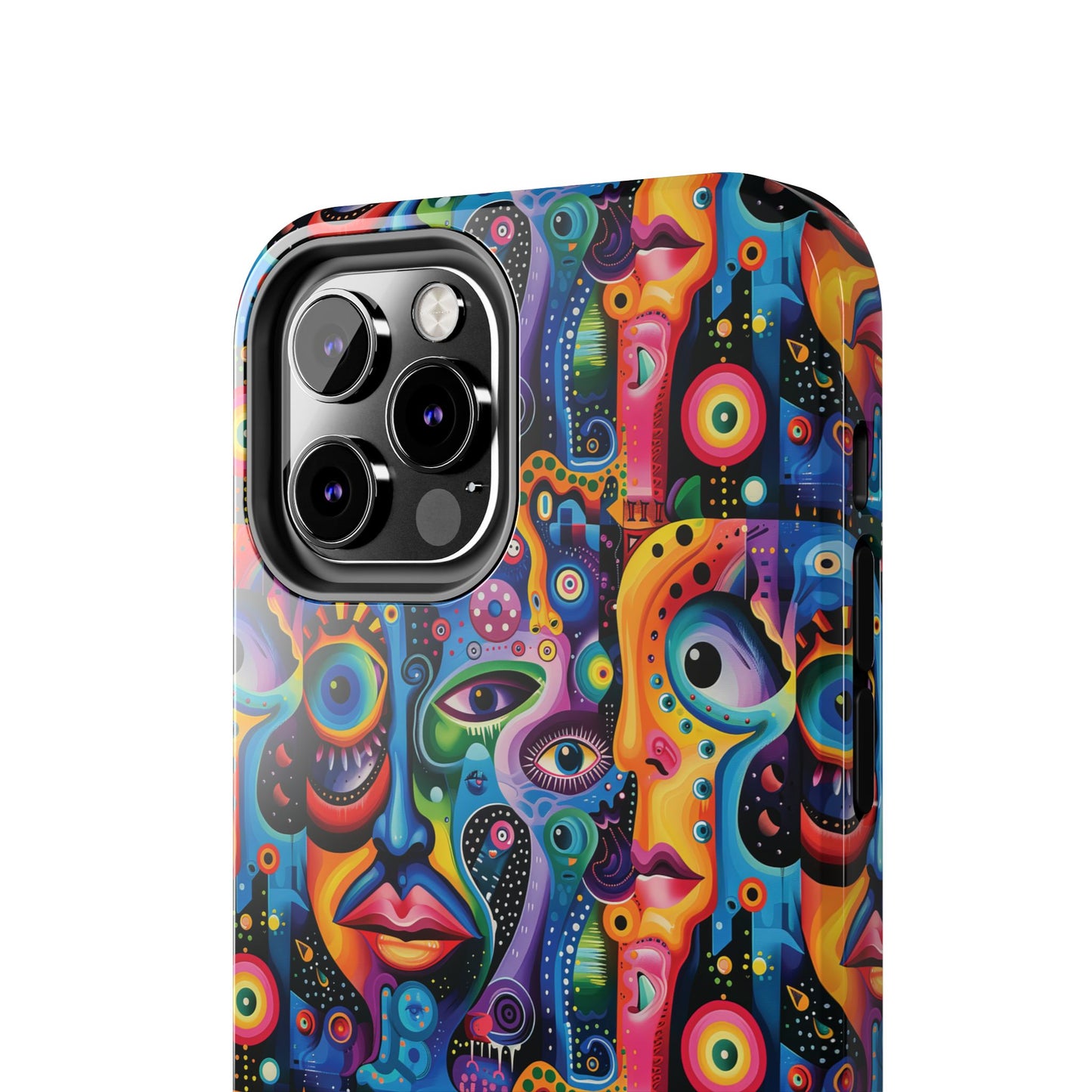 Psychedelic Visions Vibrant Art iPhone and Samsung Phone Case - Stylish Tough Case for Artists & Creatives.
