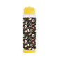 Blossom Elegance: Noir Garden Infuser Water Bottle