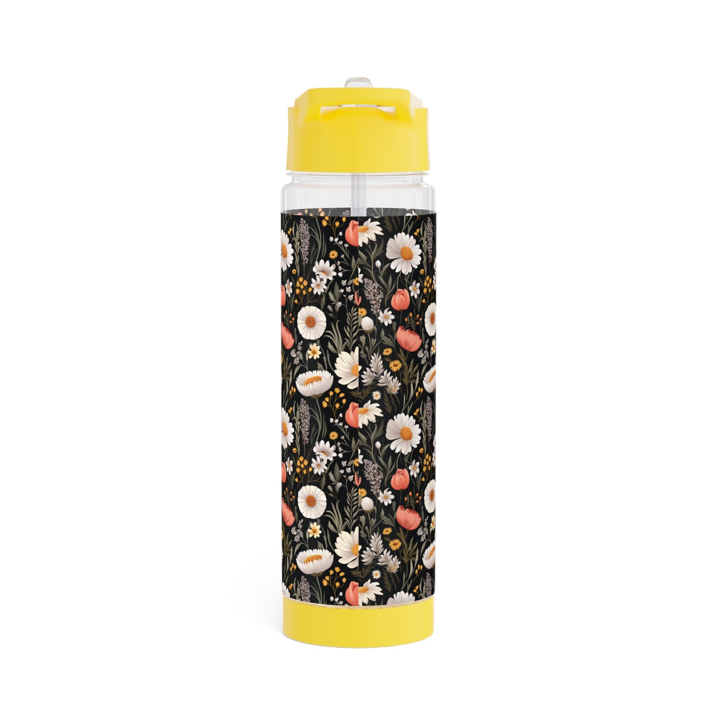 Blossom Elegance: Noir Garden Infuser Water Bottle