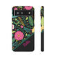 Personalized Floral Fantasy Samsung and Google Pixal Phone Case – Personalized Tough Cases with Colorful Garden Design