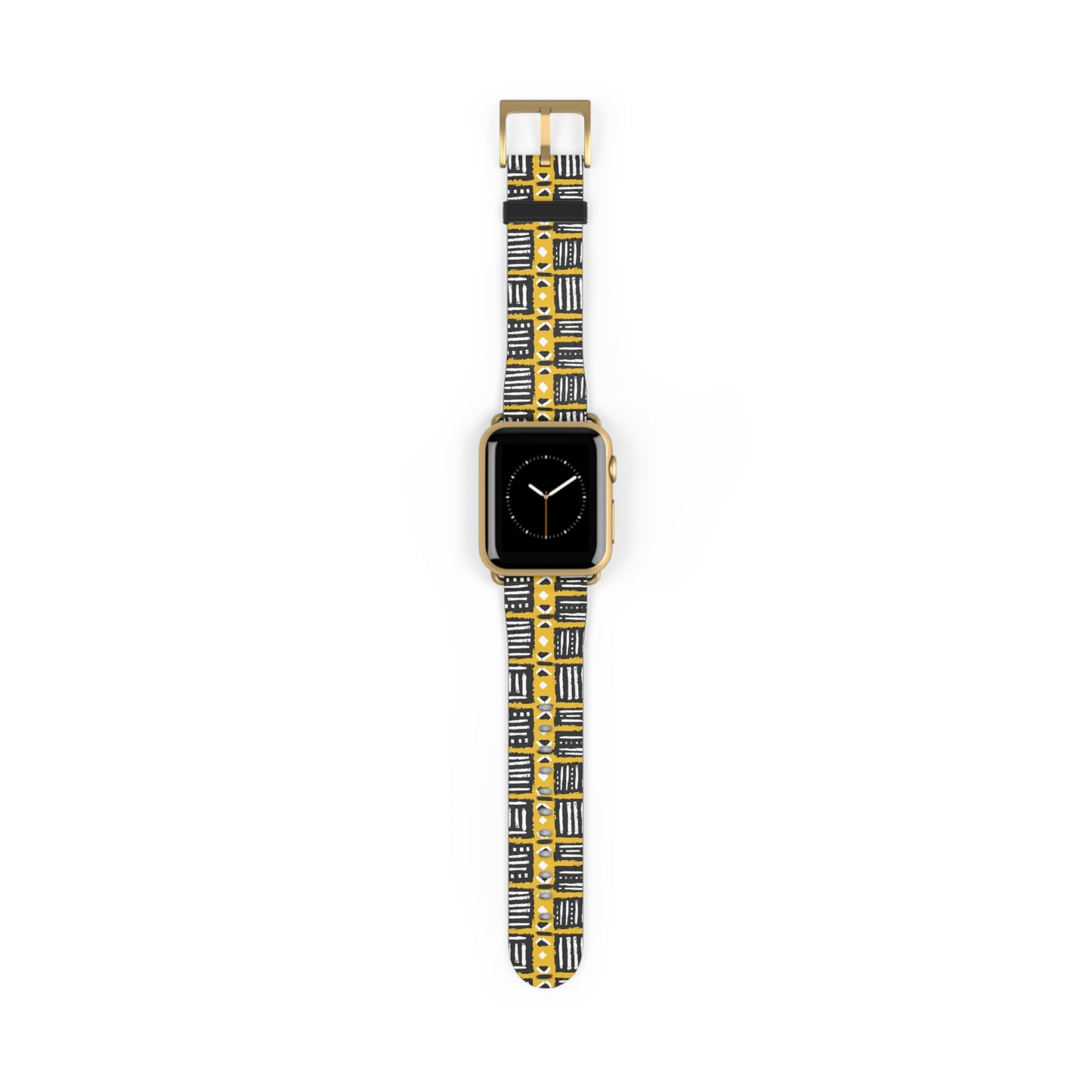 Tribal Vibes Stylish Abstract Print Watch Band - Unique Accessory for Fashion Lovers.