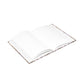 Personalized Stained Glass Lotus Blossom Hardcover Notebook — Custom Name and Affirmation Puffy Cover Journal.