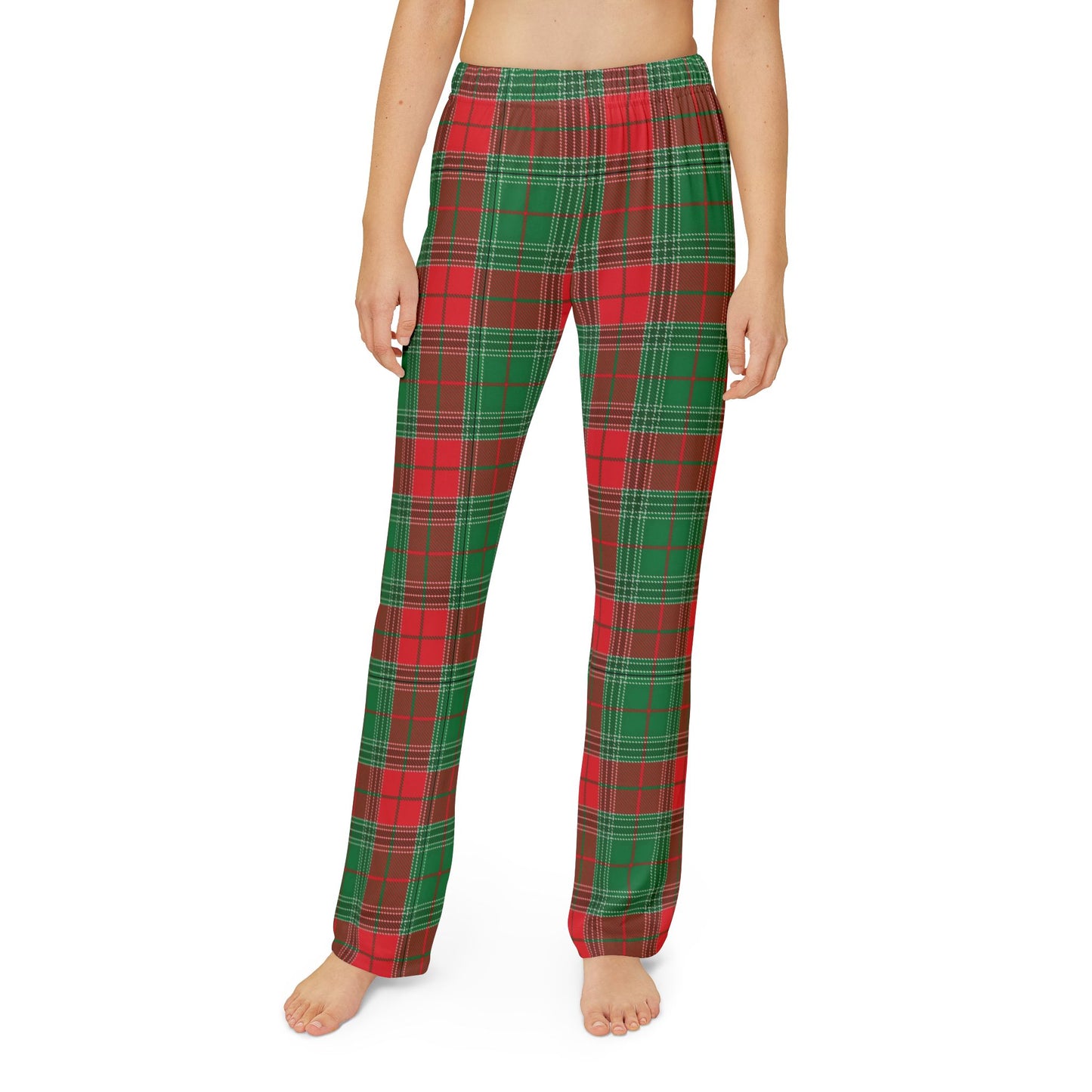 Green Plaid Perfection Kids Pajama Pants