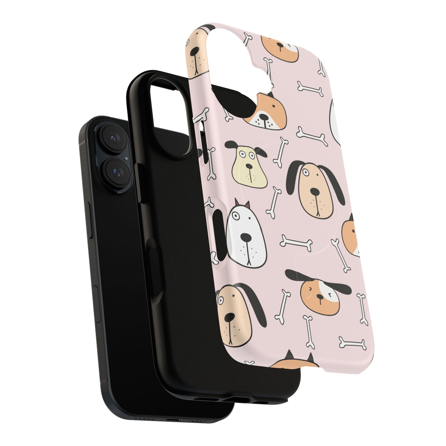 Cute Dog iPhone Case, Tough Magnetic Cases for Pet Lovers, Dog-Themed Accessories, Gift for Dog Owners, Unique iPhone Cover