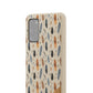 Personalized Whispering Feathers Samsung and iPhone Biodegradable Case, Custom Name Case.
