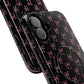 Coquette Chic Bow-Patterned Tough Magnetic iPhone Case, Stylish Gift for Her, Protective iPhone Cover, Trendy Accessory, iPhone Birthday Gift, Fashionable Tech