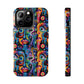 Psychedelic Visions Vibrant Art iPhone and Samsung Phone Case - Stylish Tough Case for Artists & Creatives.