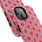 Roseburst Mosaic Vibrant Flower Pattern iPhone Case, Stylish iPhone Cover, Tough Magnetic Case, Floral Gift, Trendy Accessory for Her