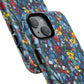 Colorful Floral Phone Case, Tough Magnetic Phone Cover, Durable Tech Accessory, Unique Gift for Her, Vibrant Smartphone Case