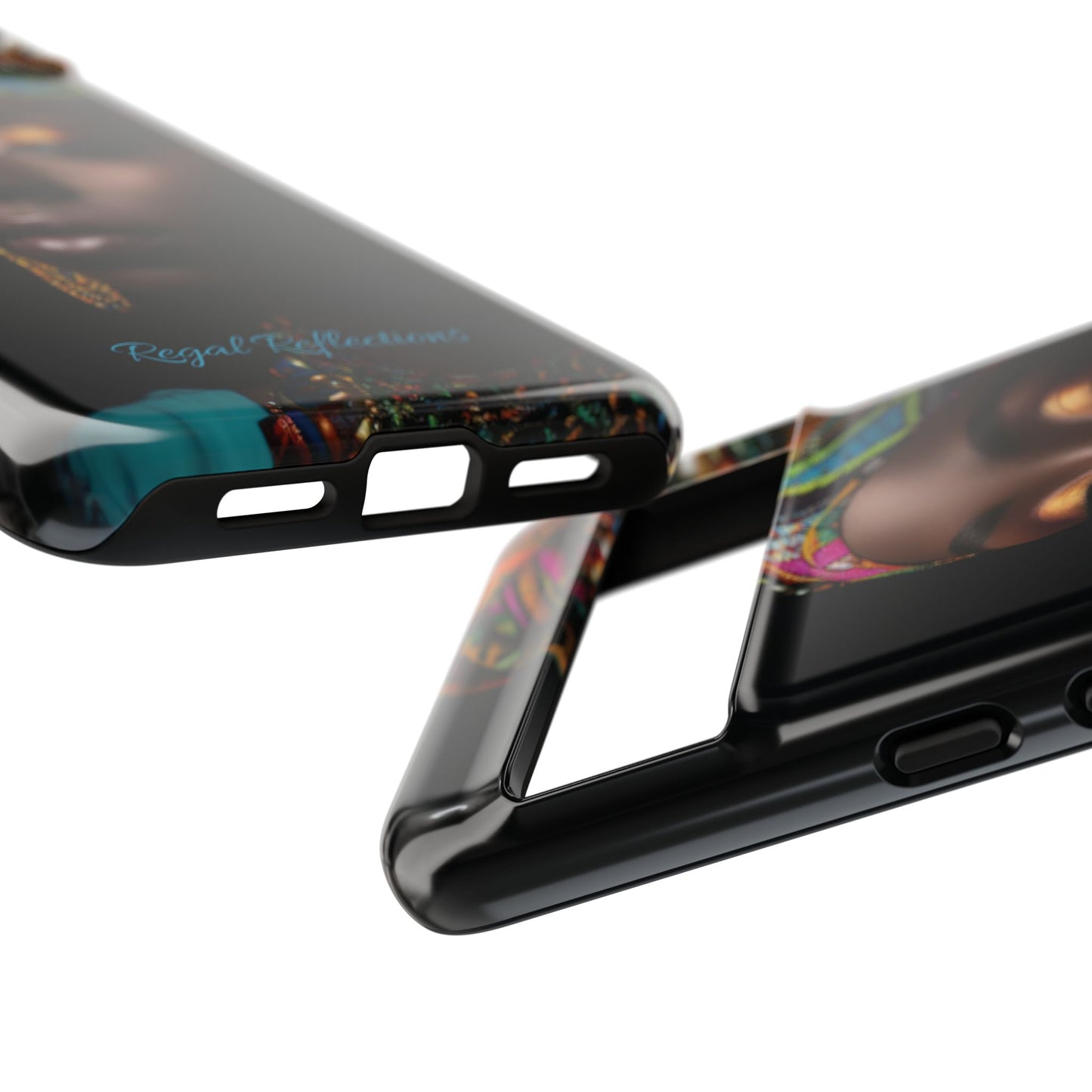 Regal Reflections: African Majesty iPhone, Samsung and Google Tough Phone Cases.