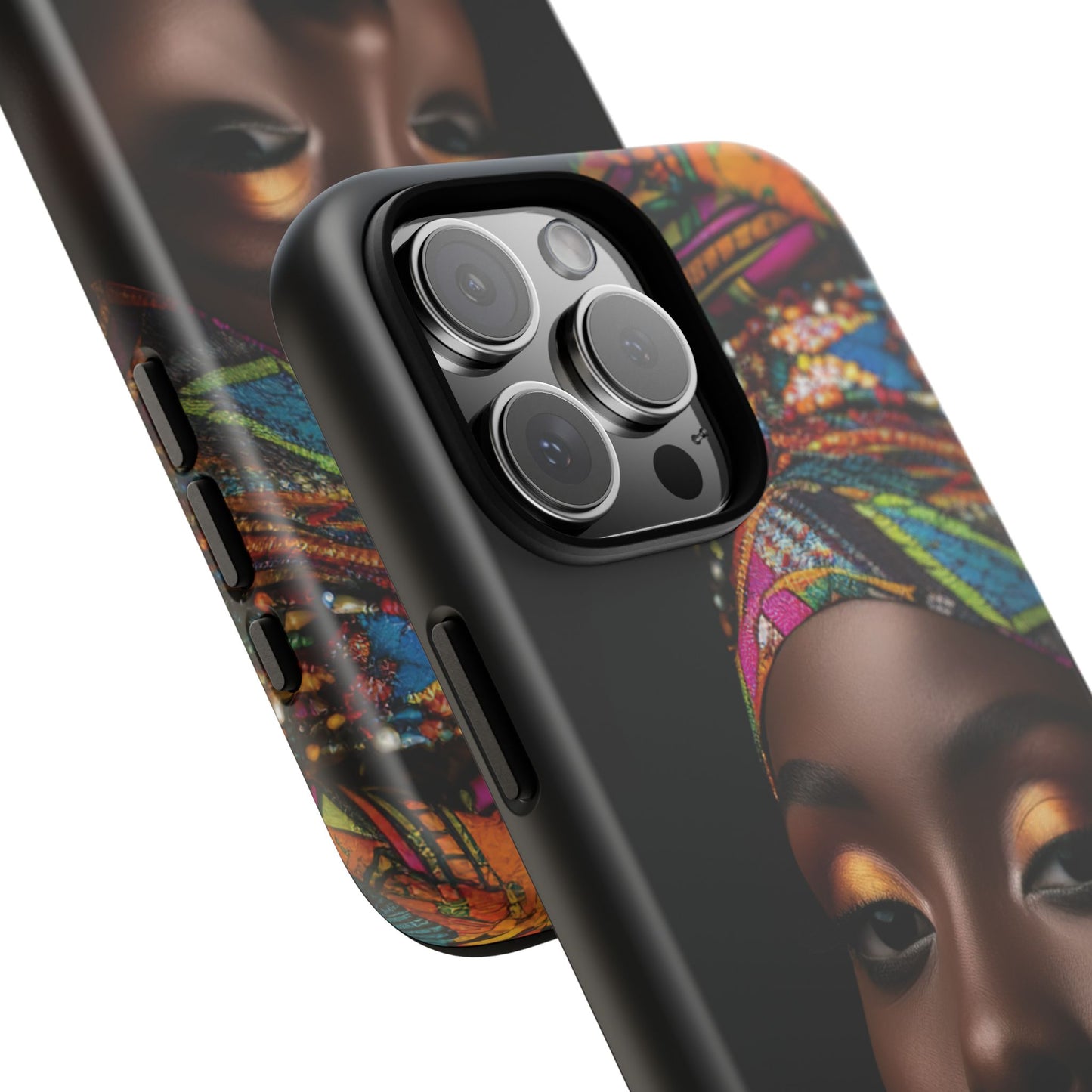 Regal Reflections: African Majesty Tough Google Pixel, iPhone and Samsung Cases.