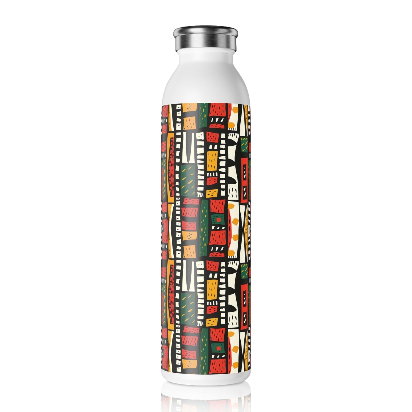 Tribal Harmony Slim Water Bottle