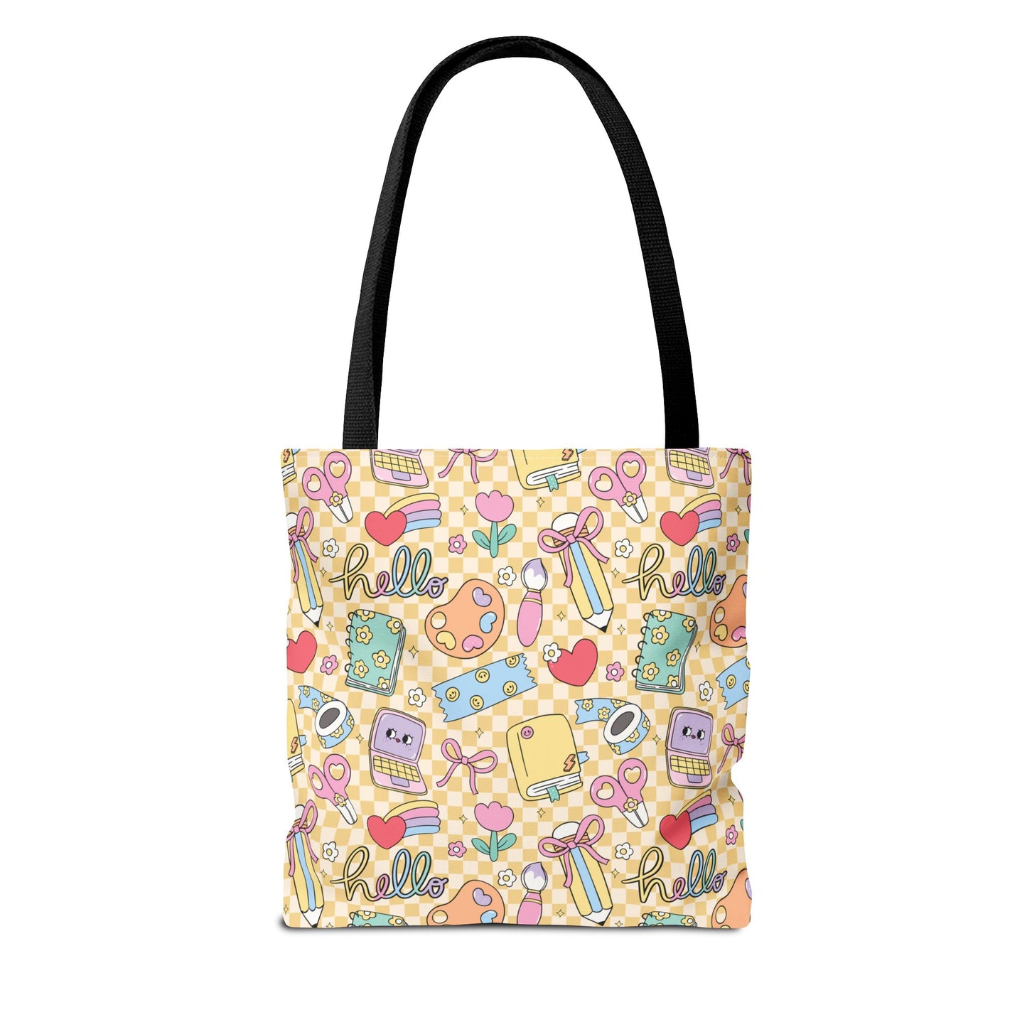 Personalized Doodle Daydream Composition Book Inspired Tote Bag, Back to School Tote, Teacher Gift, Kids Bag, Custom Name Bag, Educational Accessories, Back to School Tote Bag.