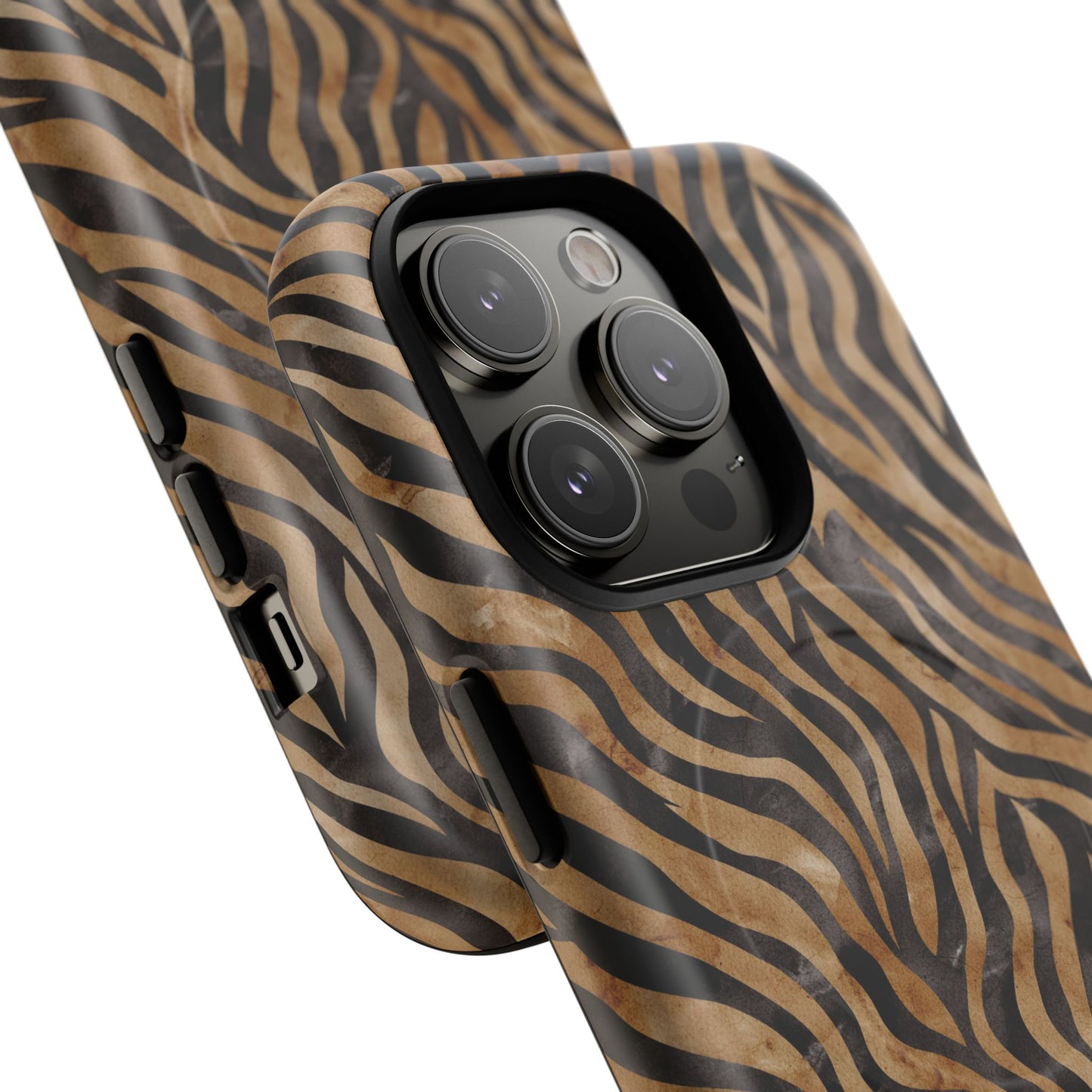 Tough Magnetic iPhone Case with Zebra Print, Stylish Protection for iPhones, Unique iPhone Accessory, Gift for Animal Lovers]