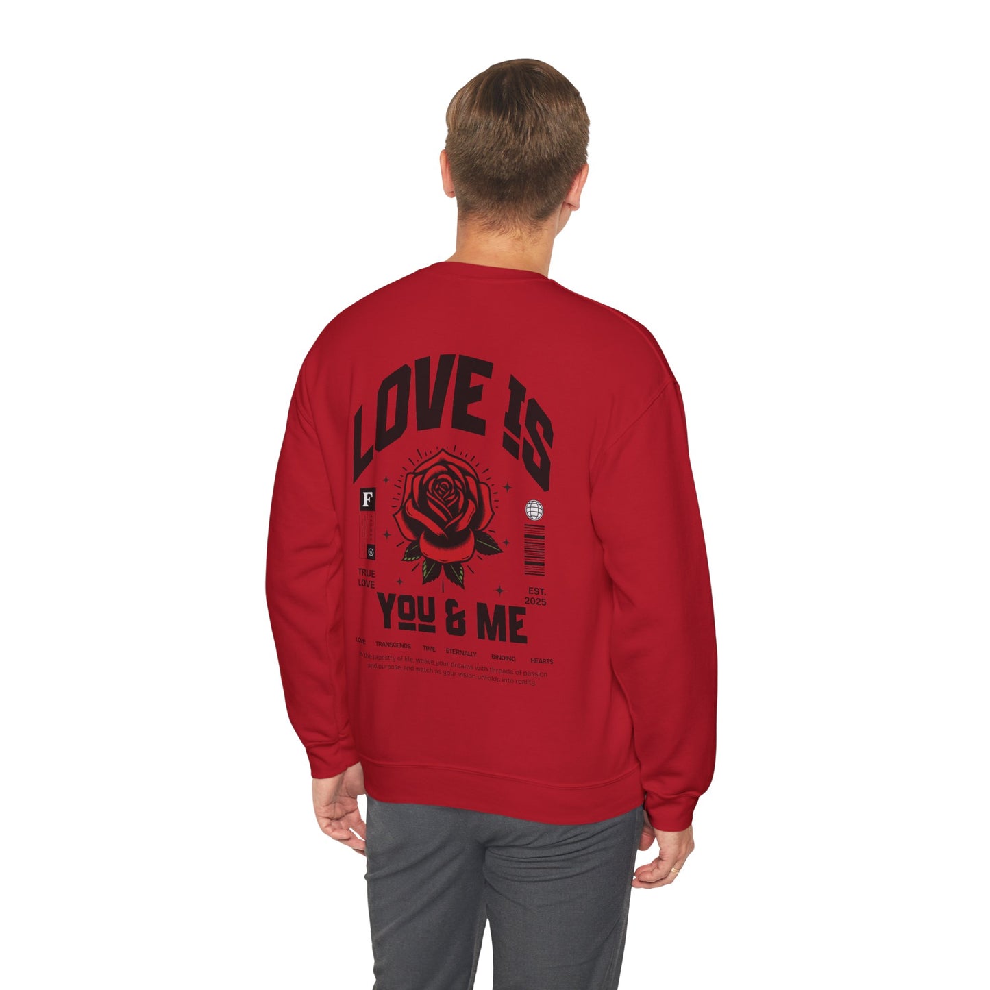 You and Me Valentines Unisex Heavy Blend™ Crewneck Sweatshirt.