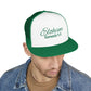 Green 'ELOHIM, GENESIS 1:1'  Embroidered 5 Panel Trucker Cap | Casual Style Hat, Adjustable, Unisex, Perfect Gift for Outdoors, Festivals, Daily Wear