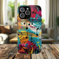 Vibrant Music Note Phone Case, Tough Magnetic Case, Music Lover Gift, Colorful Phone Accessory, Customizable Phone Cover, Unique Gift Idea