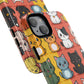 Cute Cat Magnetic Phone Cases for Pet Lovers, Durable Cases, Animal Design, Fun Gift, Unique Accessories