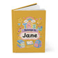 Personalized Kids Yellow Hardcover Notebook — "This Belongs to [Name]" Cute School Notebook/Back to School.