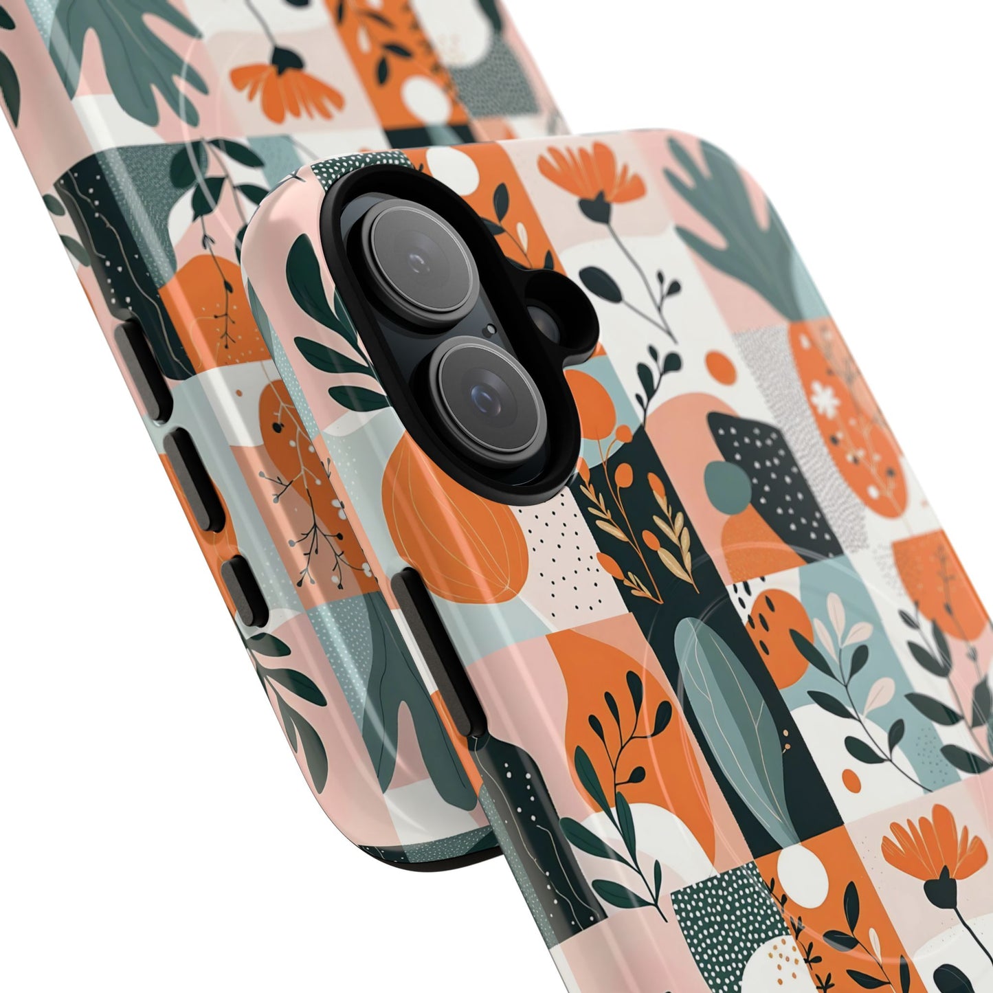 Botanical Bliss Tough Magnetic Phone Case, Durable Phone Cover, Gift for Her, Stylish Tech Accessory, Fall Vibes, Trendy Mobile Case