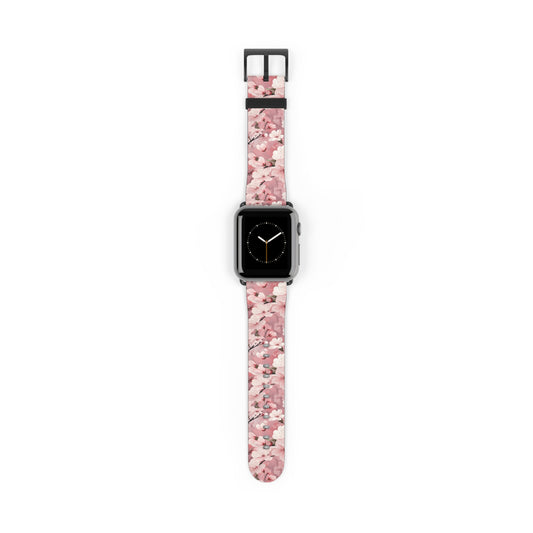 Cherry Blossom Floral Floral Watch Band - Elegant Design.
