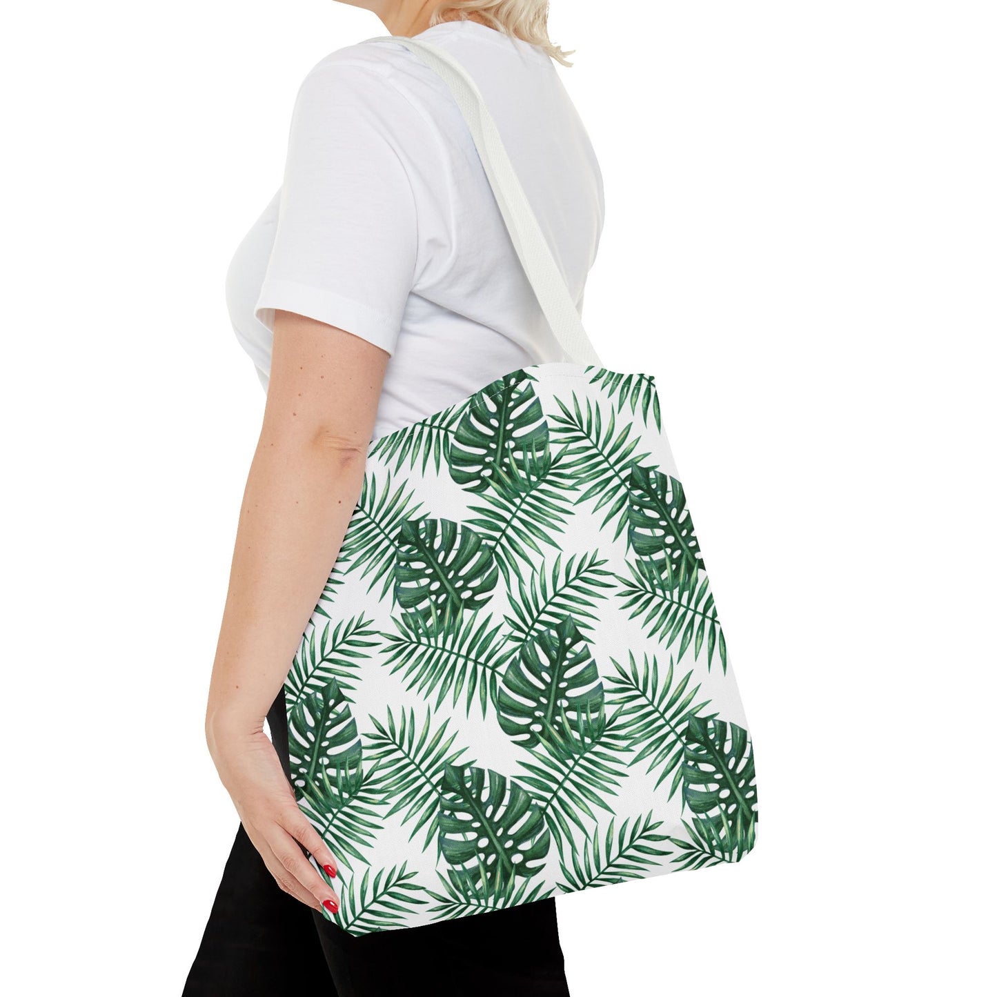 White Tropical Bliss Tote Bag