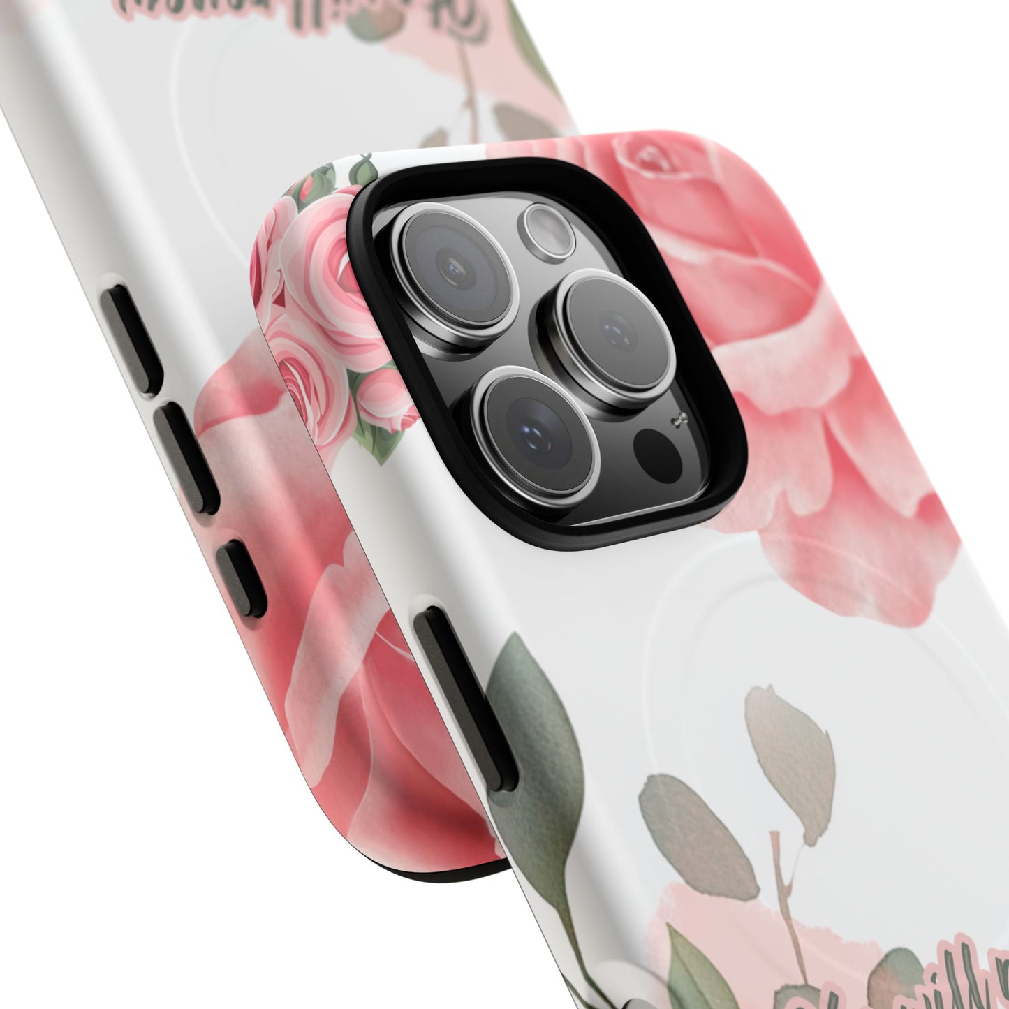 You will Renew your Strength Isaiah 40:11, Inspirational Gift, Tough iPhone Magnetic Case Scripture, Floral Bible Verse, MagSafe® iPhone®, iPhone 14, iPhone 15, iPhone 16, Pro, Pro Max, Plus.