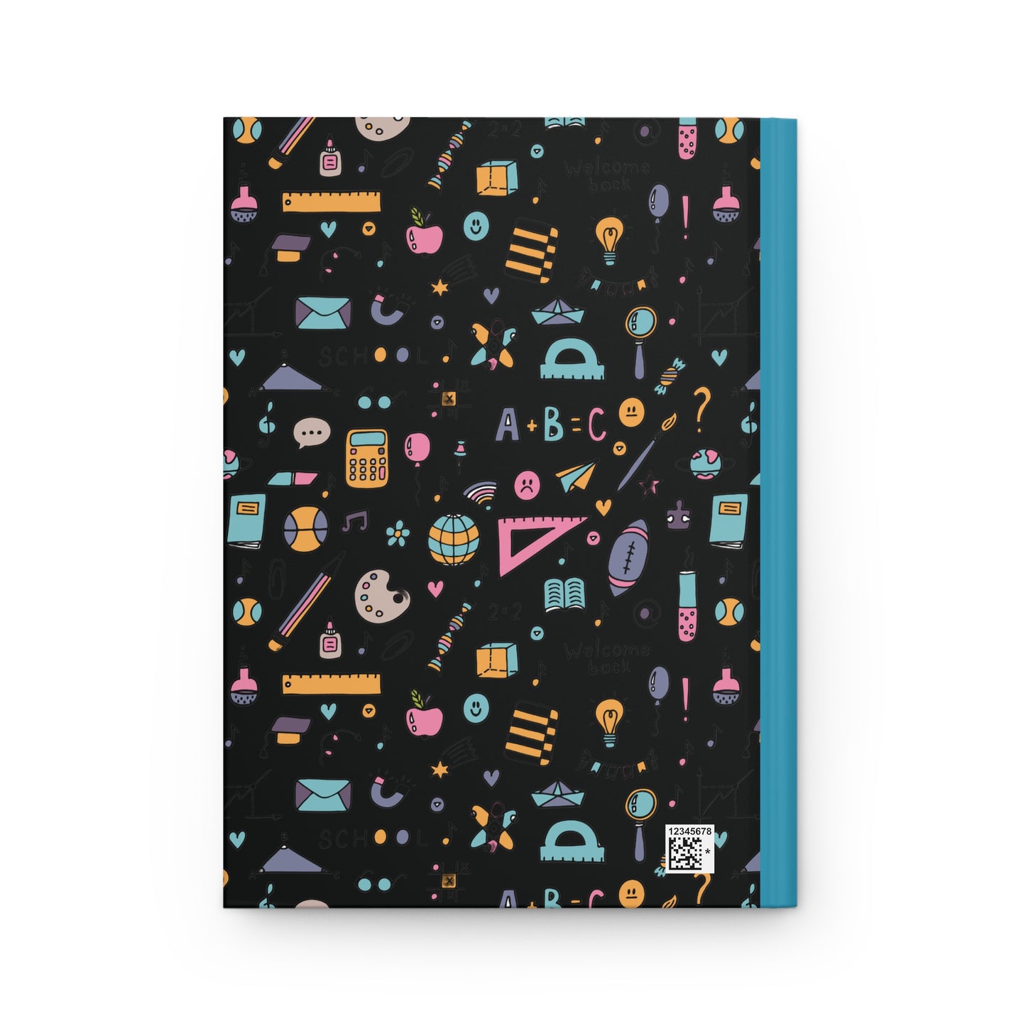 Custom Chalkboard Chic Composition Book Inspired Ruled Hardcover Journal for Kids, Fun School Notebook, Customizable Composition Book, Back to School Gift, Learning Organizer